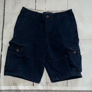 Hollister Cali Longboard Fit Cargo Shorts Navy 30